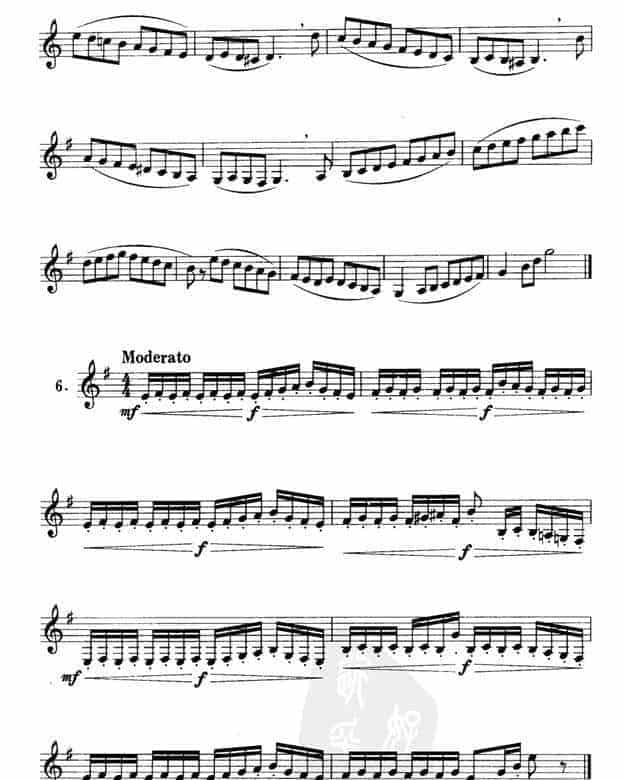 单簧管练习曲21首_第6张
