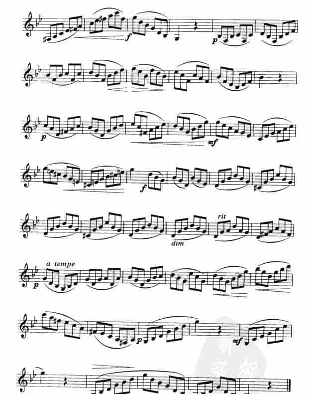 单簧管练习曲21首_第12张
