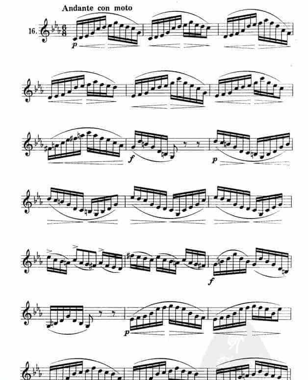 单簧管练习曲21首_第16张