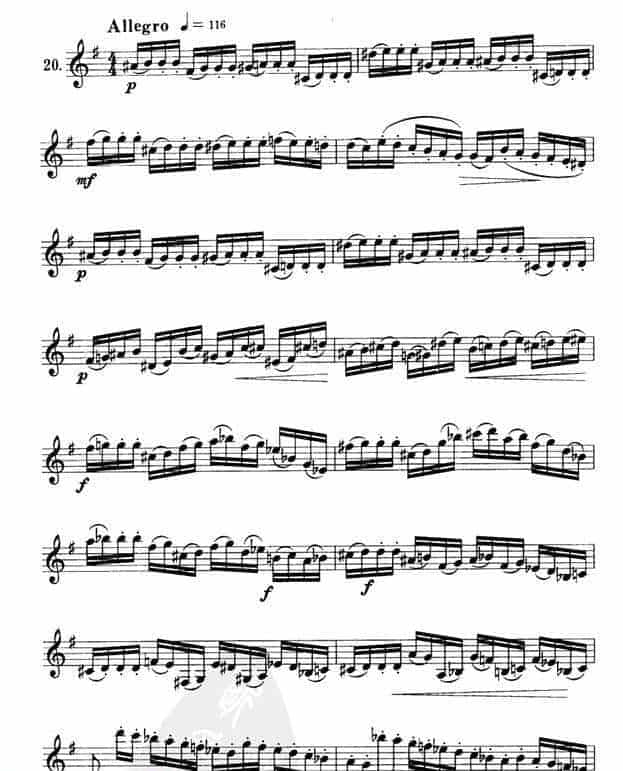 单簧管练习曲21首_第24张
