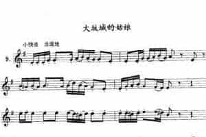 单管簧谱之中国乐曲：大坂城的姑娘