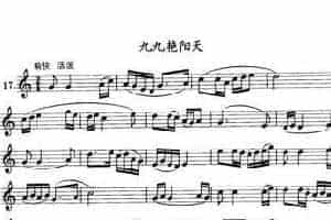 单管簧谱之中国乐曲：九九艳阳天