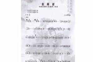 埙独奏曲谱：枉凝眉