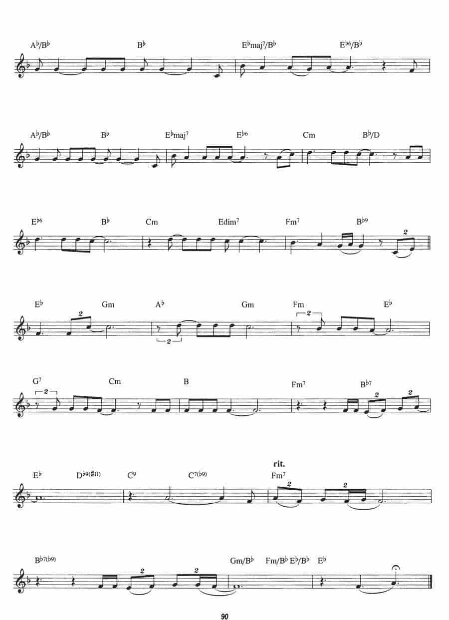 单簧管经典热门曲谱：What A Wonderful World 多美好的世界_第2张
