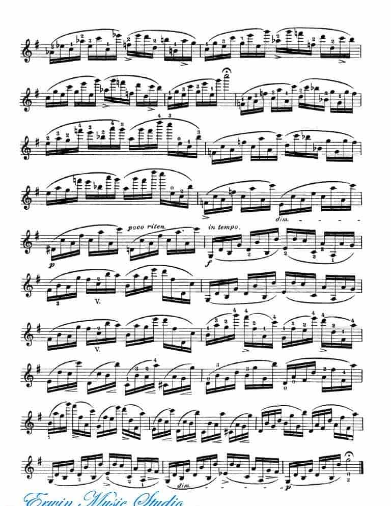 顿特小提琴24首练习和随想曲 大顿特随想曲01_第13张