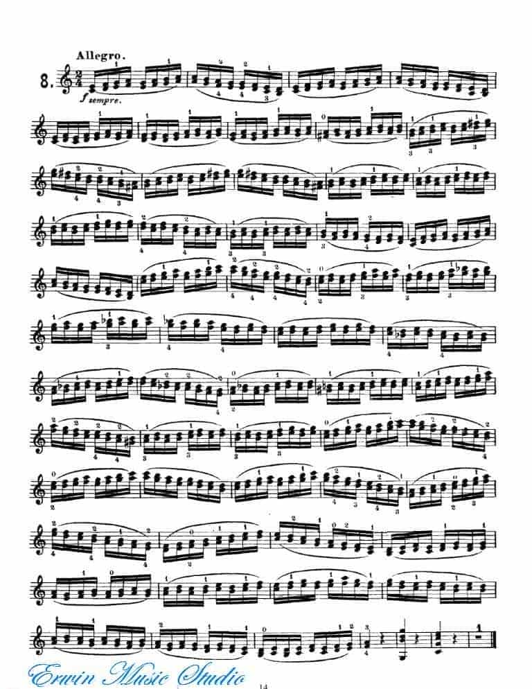 顿特小提琴24首练习和随想曲 大顿特随想曲01_第14张