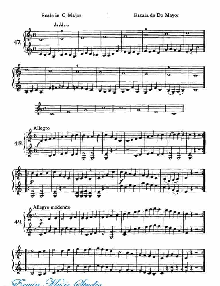弗朗茨 沃尔法特-小提琴初级练习 作品.38 17-32_第4张