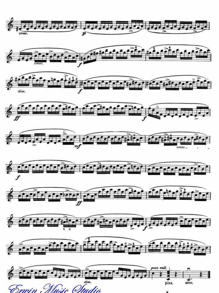 开塞-36首小提琴练习曲 作品.20 01_第5张