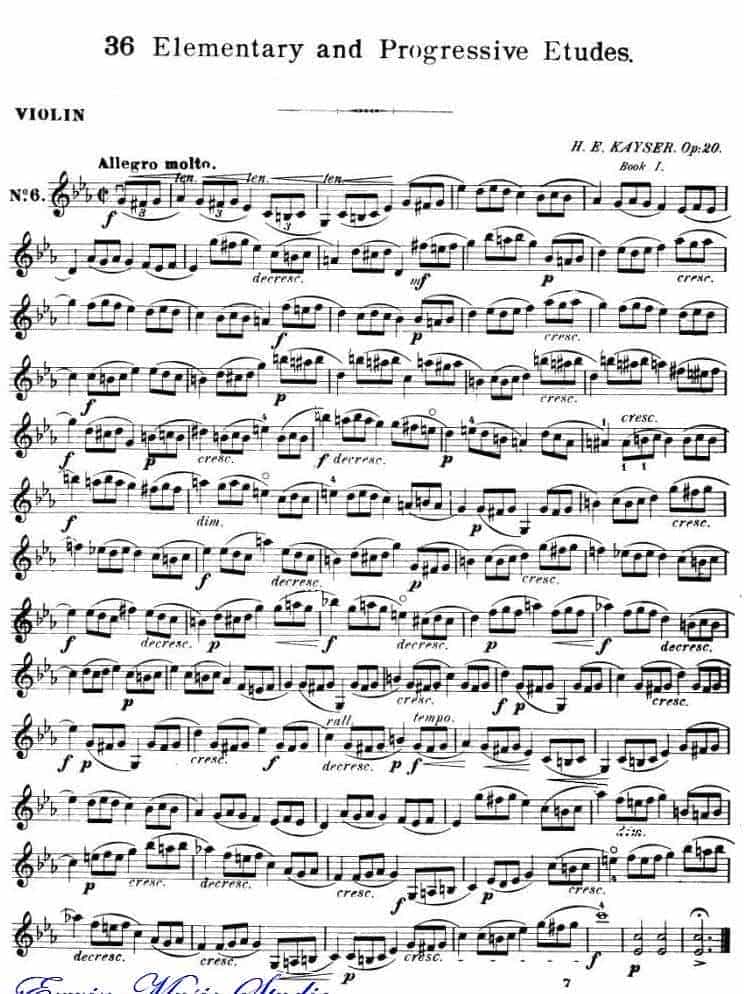 开塞-36首小提琴练习曲 作品.20 01_第7张