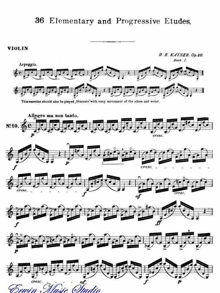 开塞-36首小提琴练习曲 作品.20 01_第11张