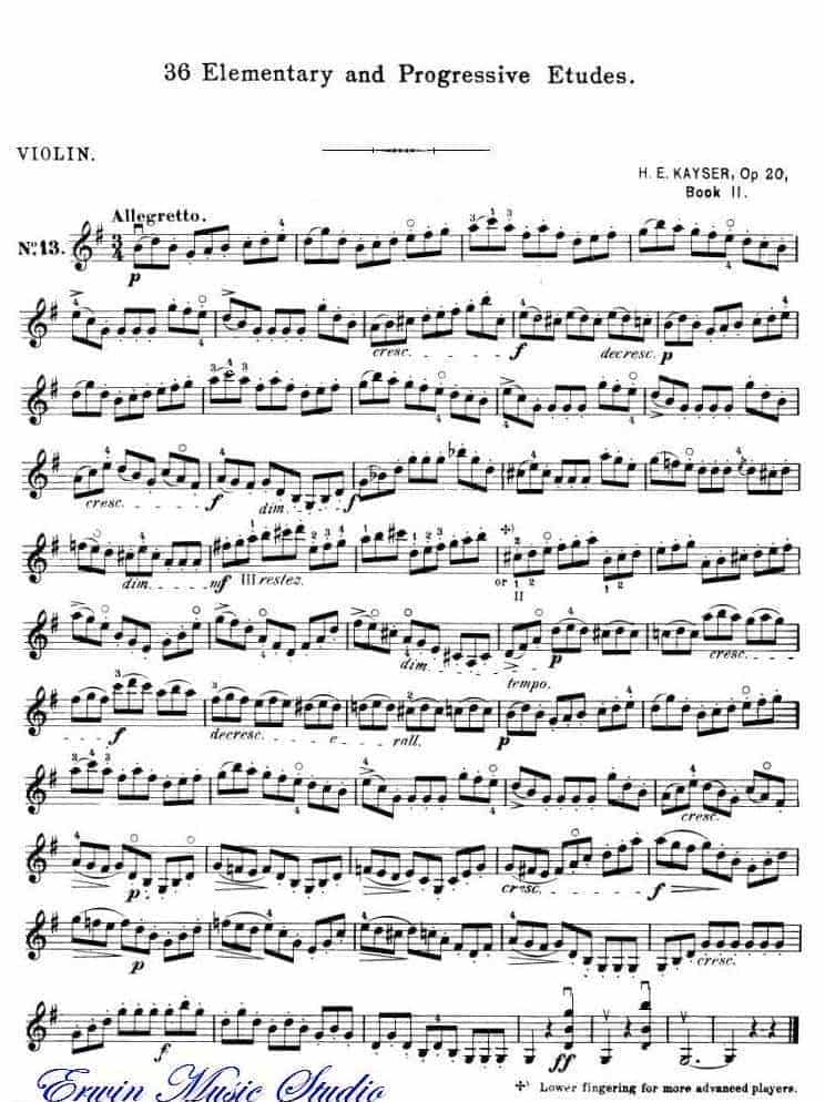开塞-36首小提琴练习曲 作品.20 01_第17张