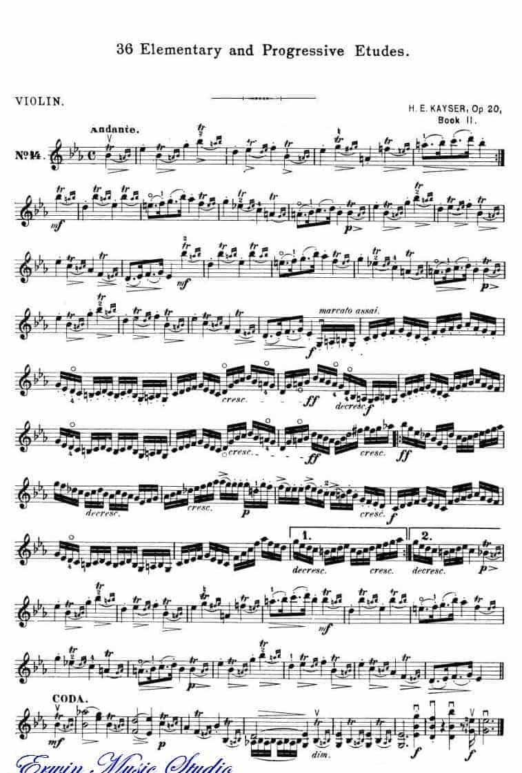 开塞-36首小提琴练习曲 作品.20 01_第18张