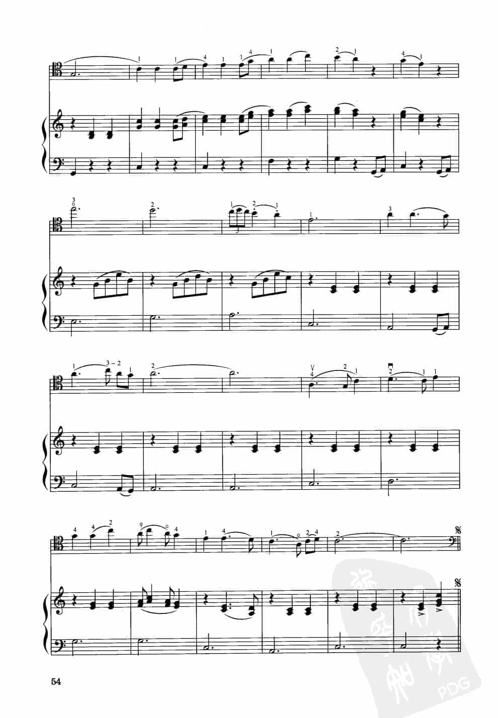 中国大提琴改编曲谱选：春耕谣 成弘根曲 王连三改编_第2张