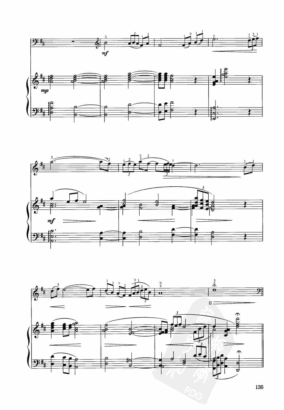 中国大提琴改编曲谱选：春天来到了草原 德伯希夫曲 王连三改编_第2张