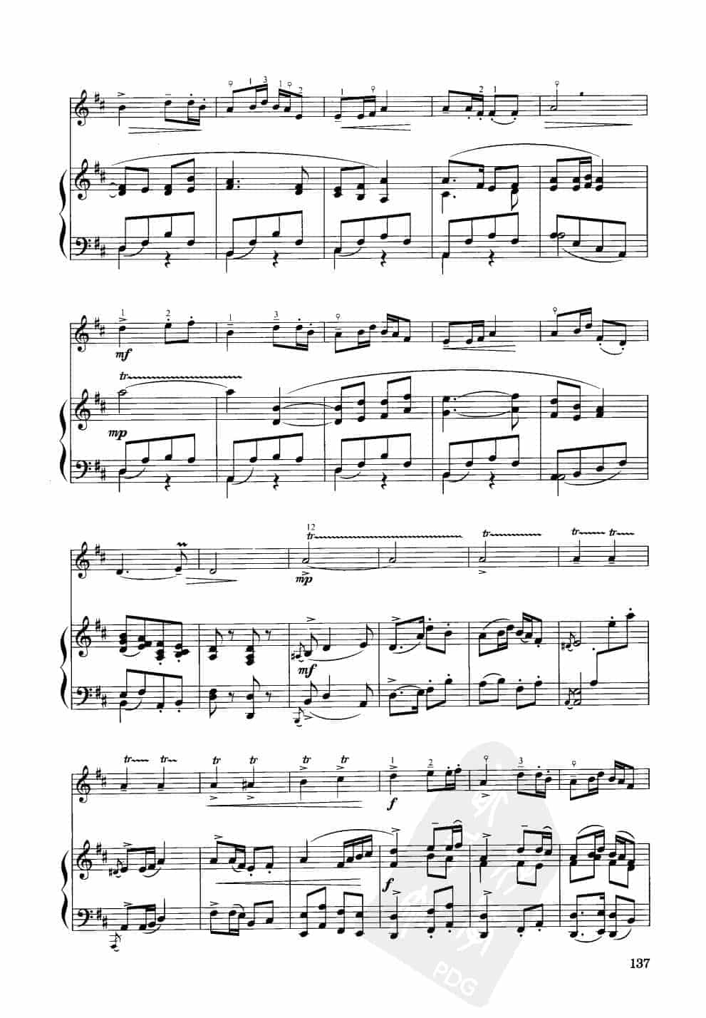 中国大提琴改编曲谱选：春天来到了草原 德伯希夫曲 王连三改编_第4张
