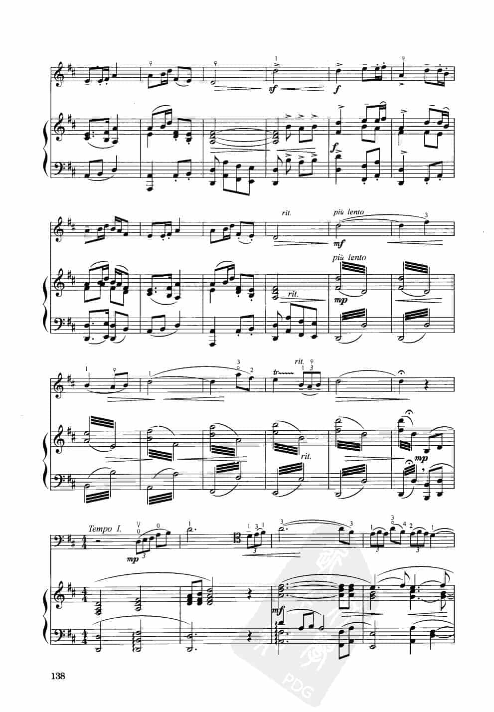 中国大提琴改编曲谱选：春天来到了草原 德伯希夫曲 王连三改编_第5张