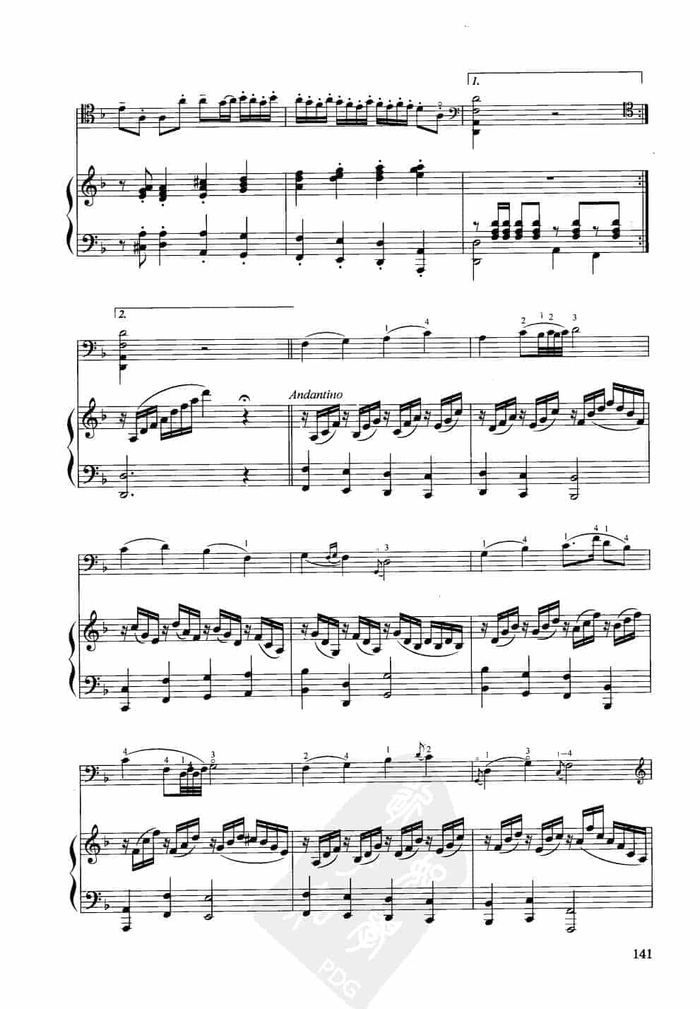 中国大提琴改编曲谱选：村舞 王连三改编_第2张