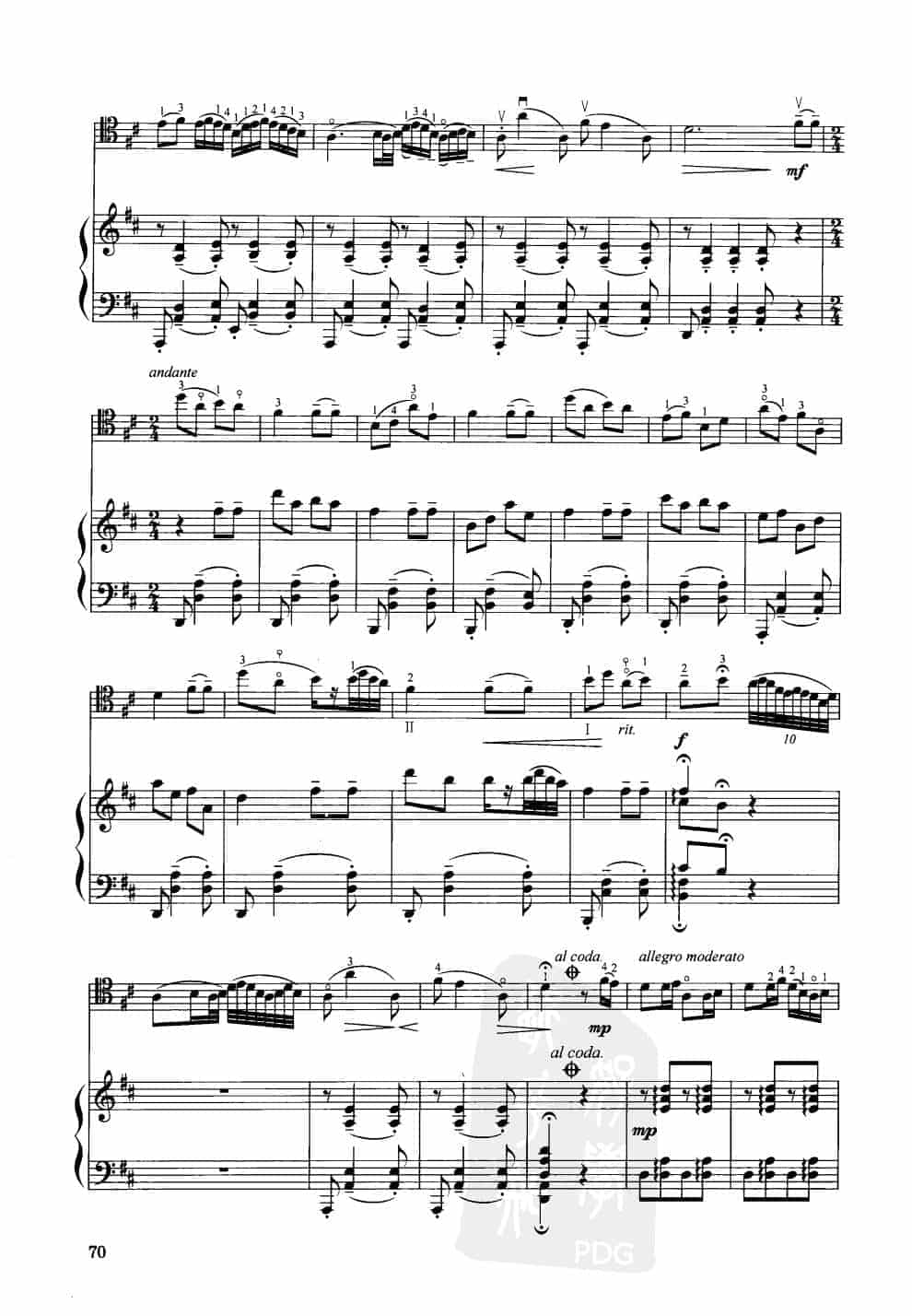 中国大提琴改编曲谱选：独弦操 刘天华曲 王连三改编_第2张