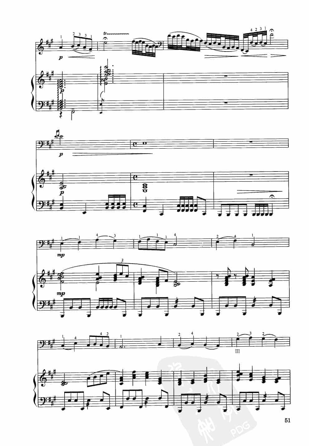 中国大提琴改编曲谱选：古曲 张洪岛编曲 王连三改编_第4张