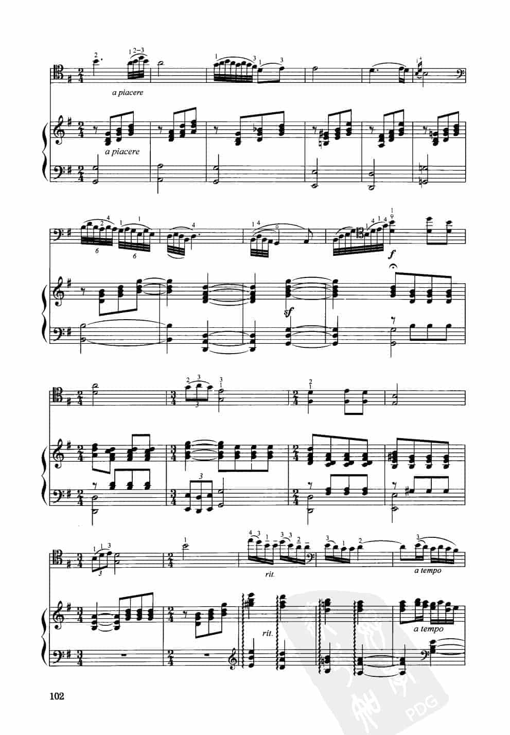中国大提琴改编曲谱选：幻想曲 傅庚辰曲 王连三改编_第5张