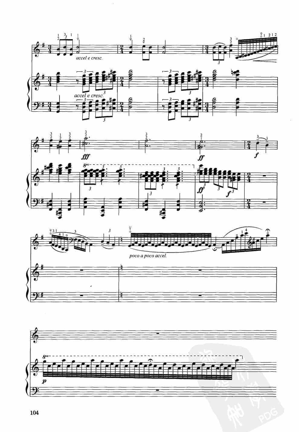 中国大提琴改编曲谱选：幻想曲 傅庚辰曲 王连三改编_第7张