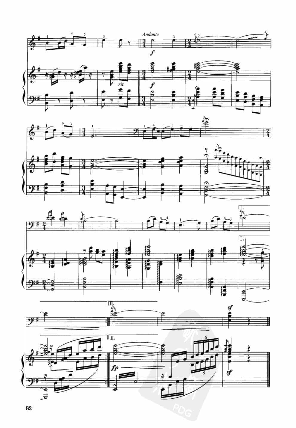 中国大提琴改编曲谱选：苗家之歌 程远鹏曲 王连三改编_第3张