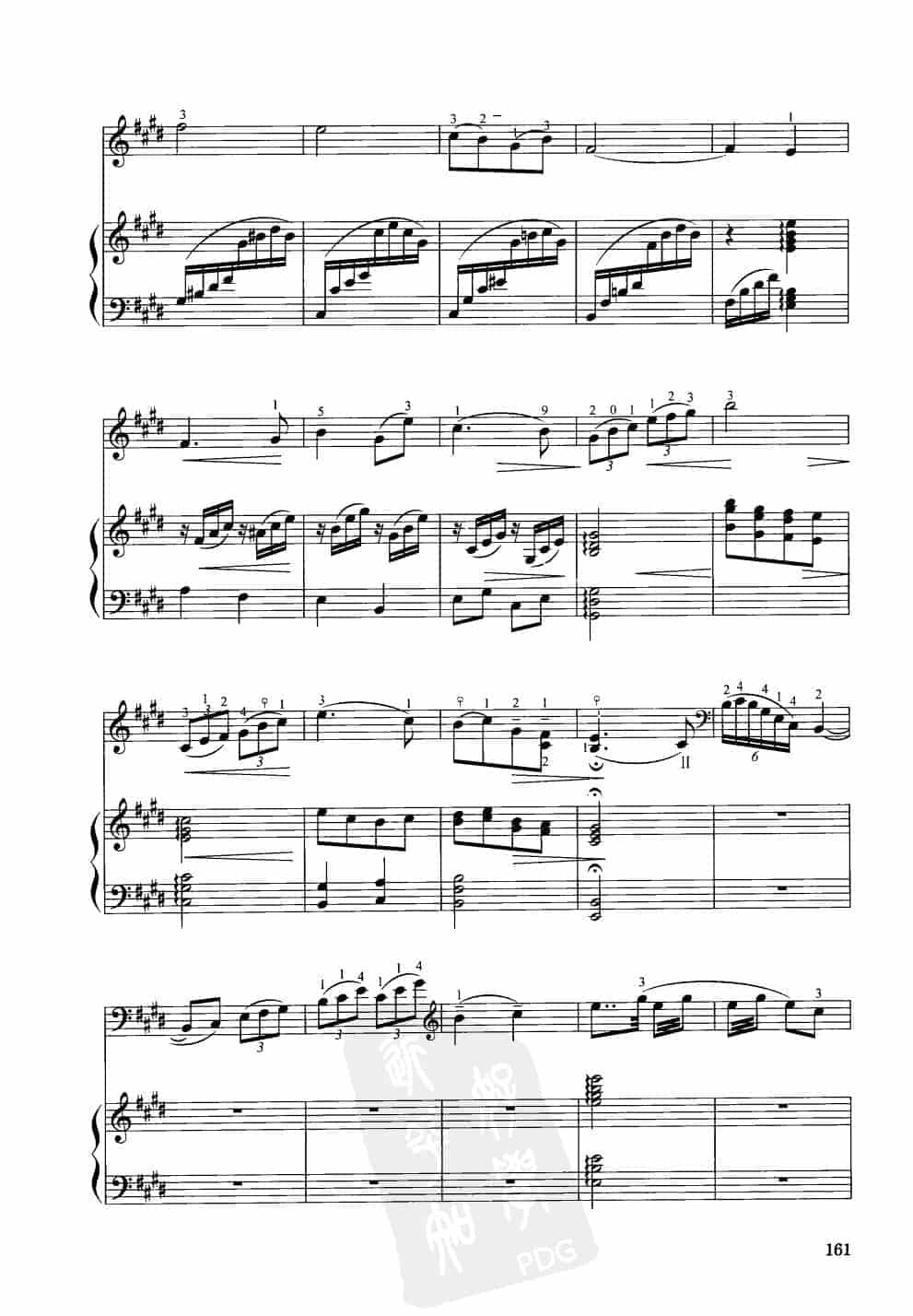 中国大提琴改编曲谱选：情歌 蒋小风曲 王连三改编_第5张