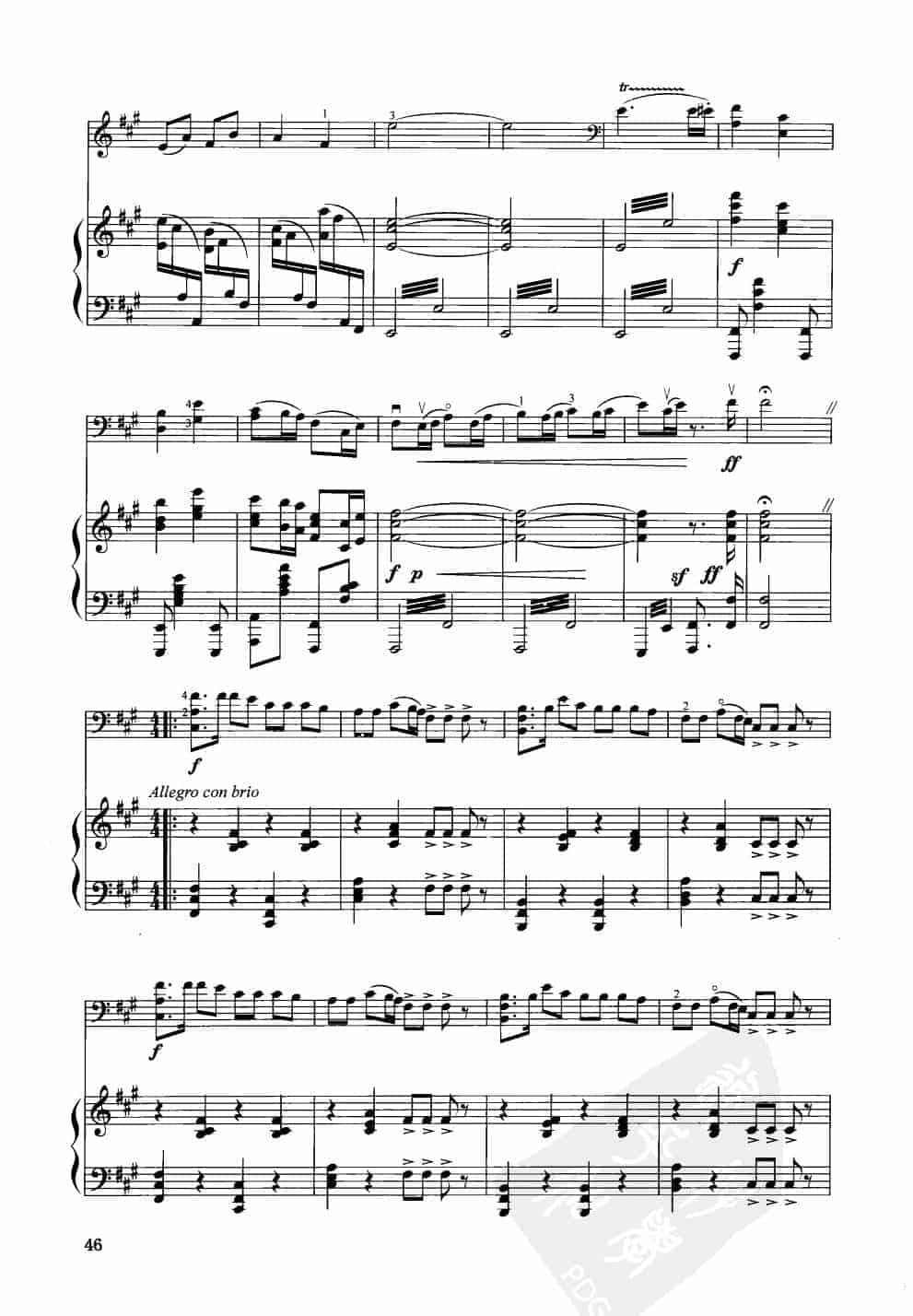 中国大提琴改编曲谱选：太阳出来石榴红 严庆祥曲 王连三改编_第3张