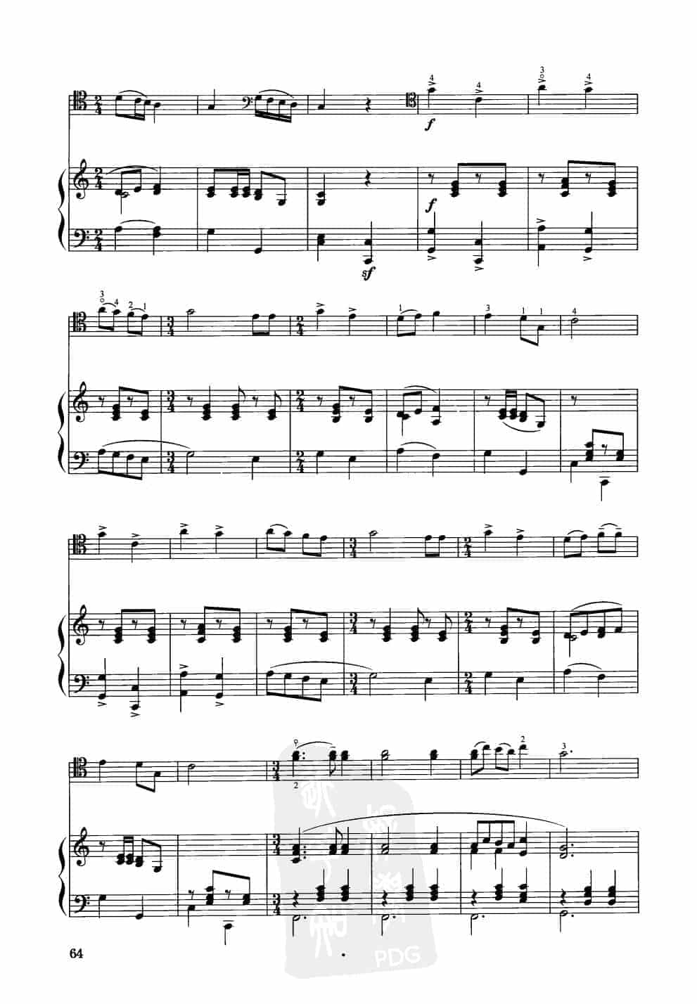 中国大提琴改编曲谱选：水兵回到海岸上 汤正方曲 王连三改编_第4张