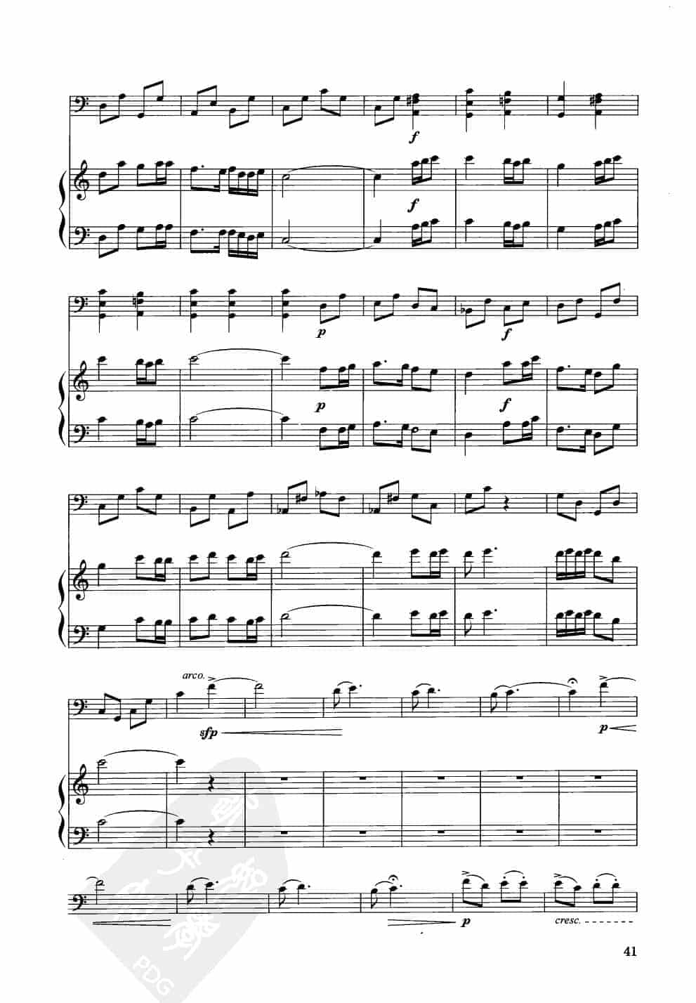 中国大提琴改编曲谱选：我骑着马儿过草原 李巨川曲 王连三改编_第3张