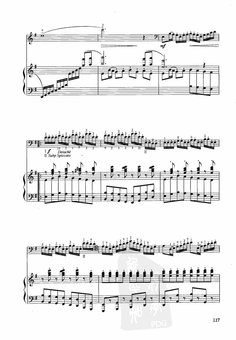 中国大提琴改编曲谱选：在内蒙古草原上 戴宏威曲 王连三改编_第6张