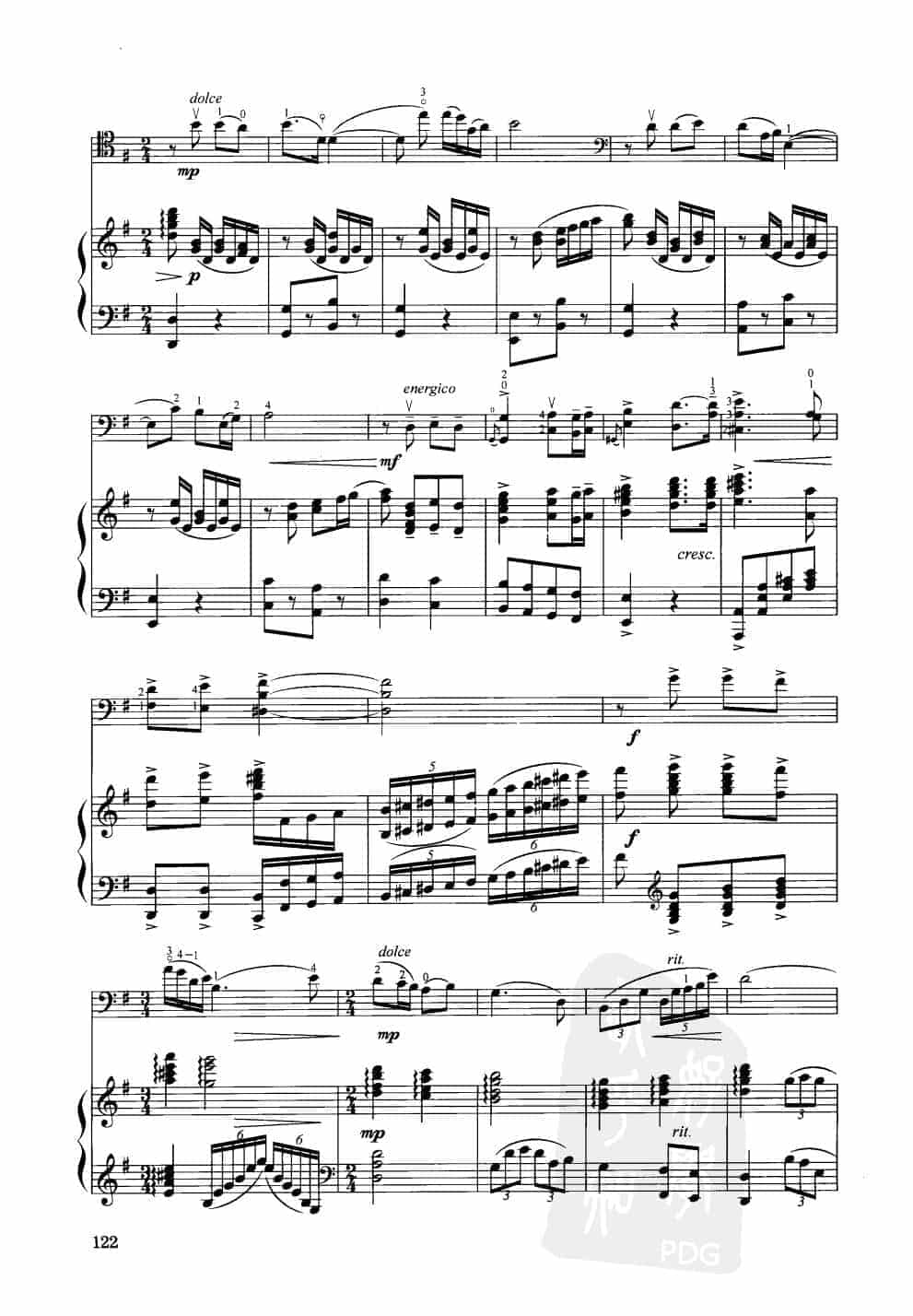 中国大提琴改编曲谱选：祖国之歌 施光南曲 王连三改编_第3张