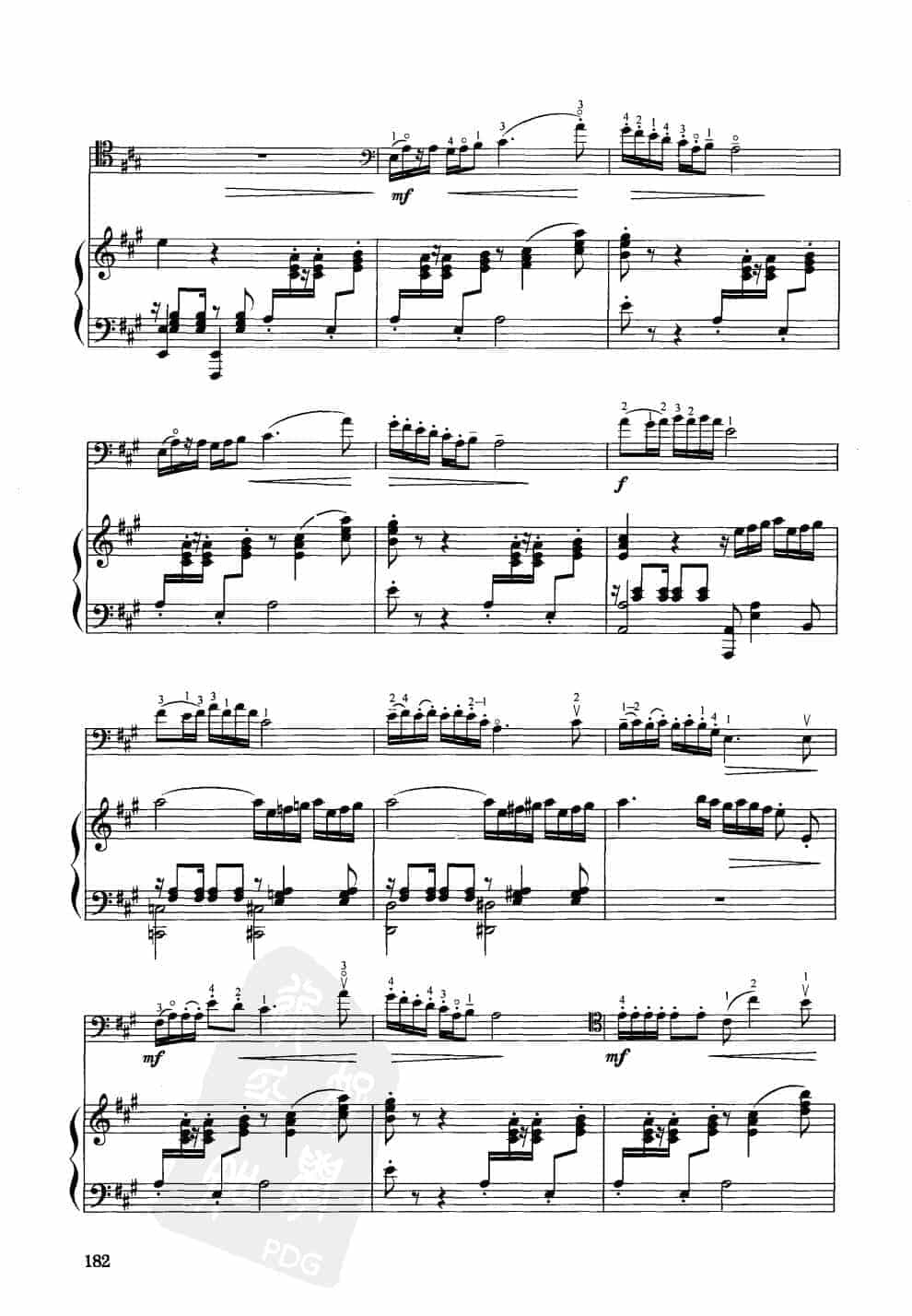 中国大提琴改编曲谱选：新疆民歌组曲(黎明之歌)王连三编曲_第3张