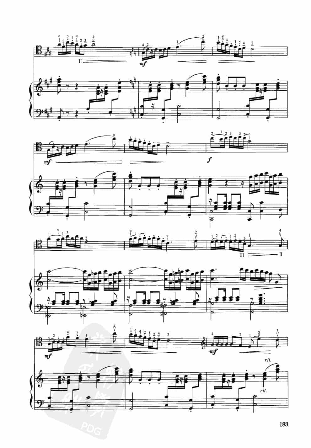 中国大提琴改编曲谱选：新疆民歌组曲(黎明之歌)王连三编曲_第4张