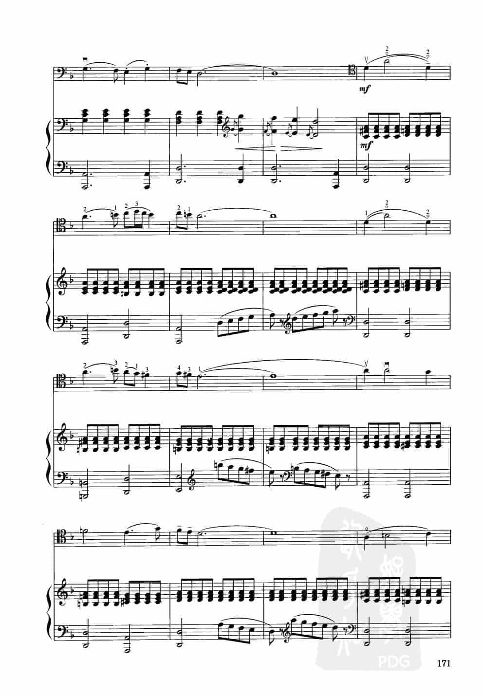 中国大提琴改编曲谱选：新疆民歌组曲(听我诉说吧，姑娘)王连三编曲_第4张
