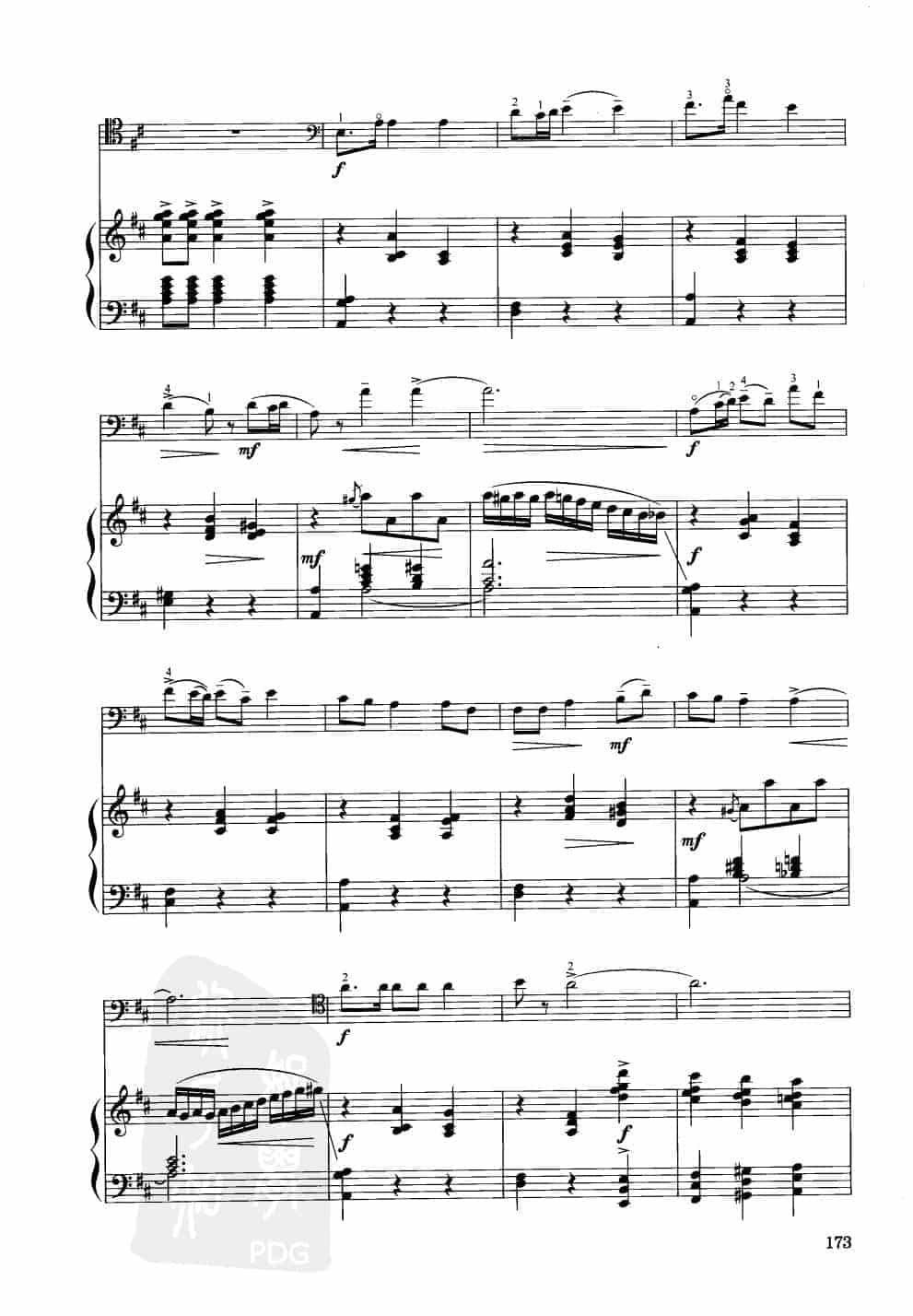 中国大提琴改编曲谱选：新疆民歌组曲(听我诉说吧，姑娘)王连三编曲_第7张