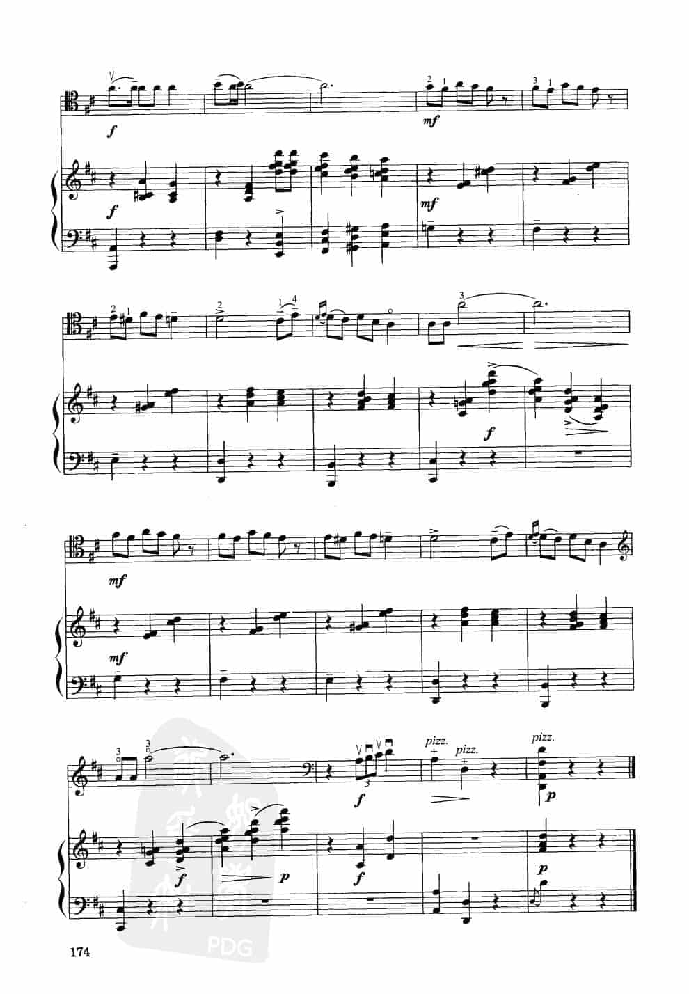 中国大提琴改编曲谱选：新疆民歌组曲(听我诉说吧，姑娘)王连三编曲_第8张