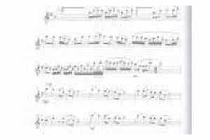 方定昊中国长笛作品集系列之：白毛女选曲，长笛独奏分谱