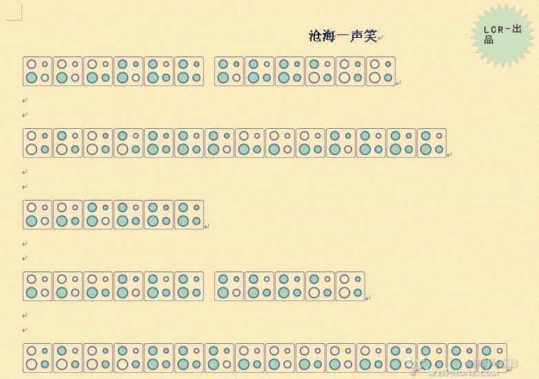 iphone埙谱精选 沧海一声笑_第1张