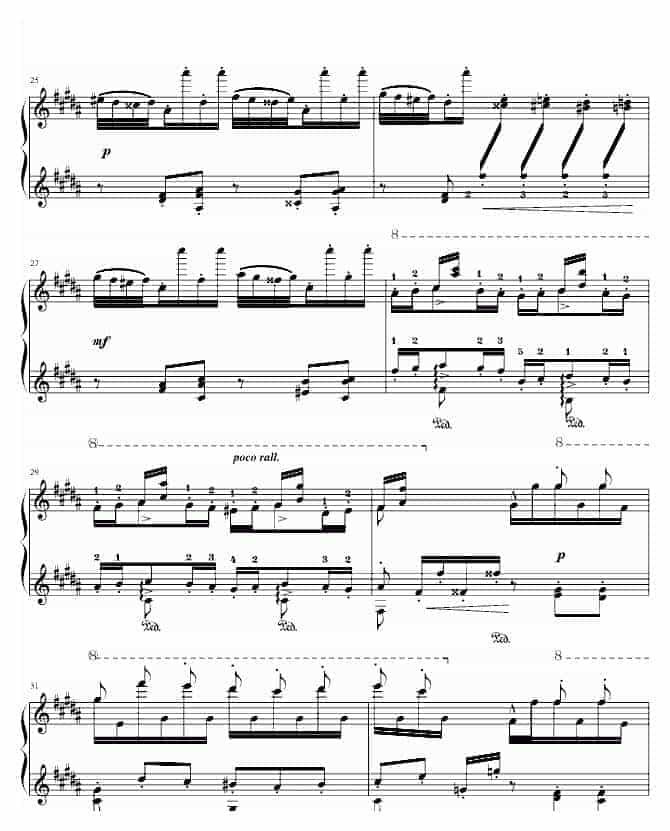 李斯特 帕格尼尼大练习曲3钟_第3张