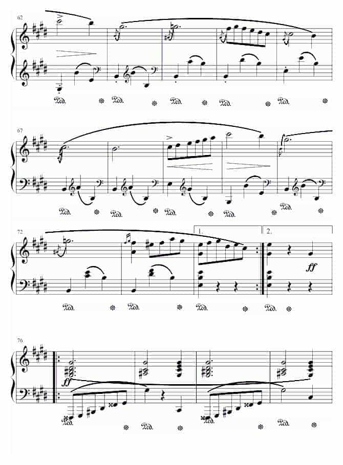 肖邦 -chopin e小调圆舞曲_第4张