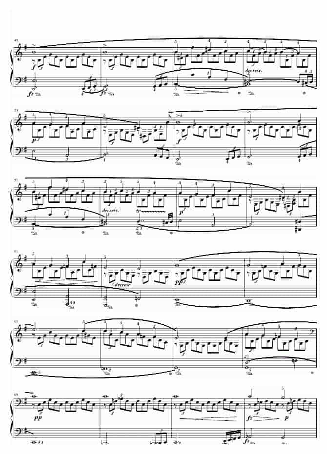 舒伯特 G大调即兴曲(Op.90,No.3)_第3张