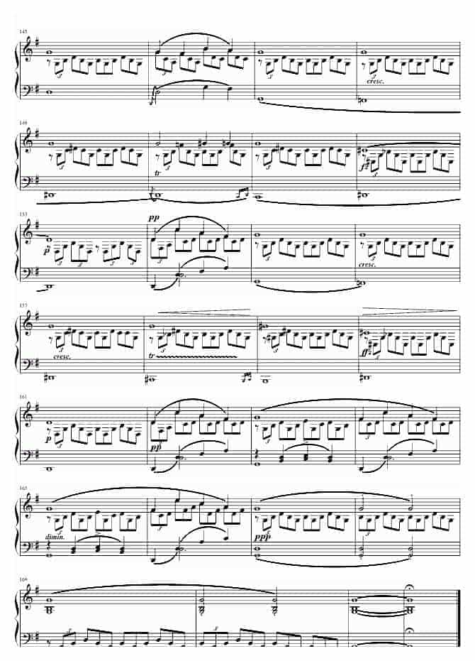 舒伯特 G大调即兴曲(Op.90,No.3)_第7张