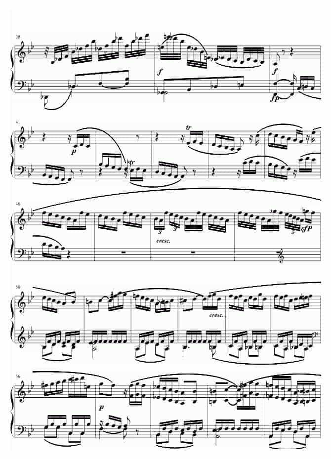 贝多芬 beethoven 贝多芬降B大调奏鸣曲第四乐章_第3张