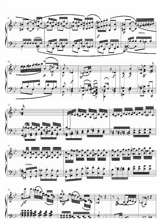 贝多芬 beethoven 贝多芬降B大调奏鸣曲第四乐章_第4张