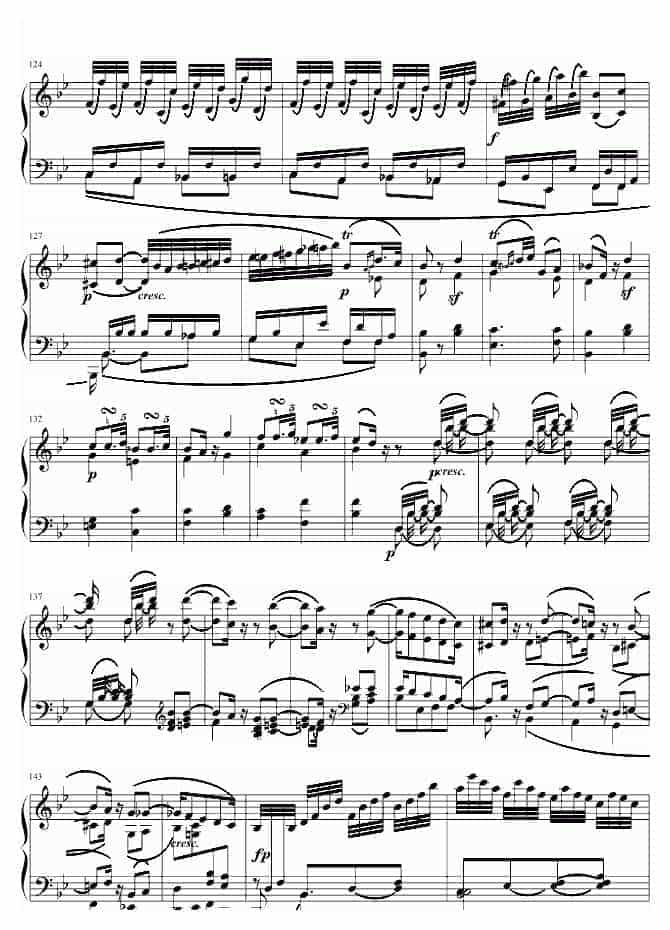 贝多芬 beethoven 贝多芬降B大调奏鸣曲第四乐章_第7张