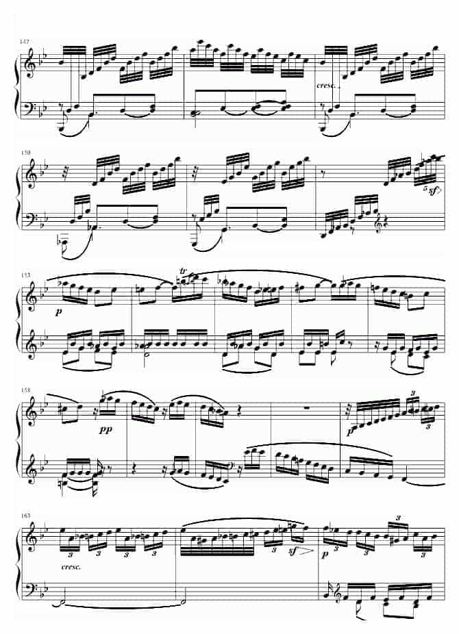贝多芬 beethoven 贝多芬降B大调奏鸣曲第四乐章_第8张