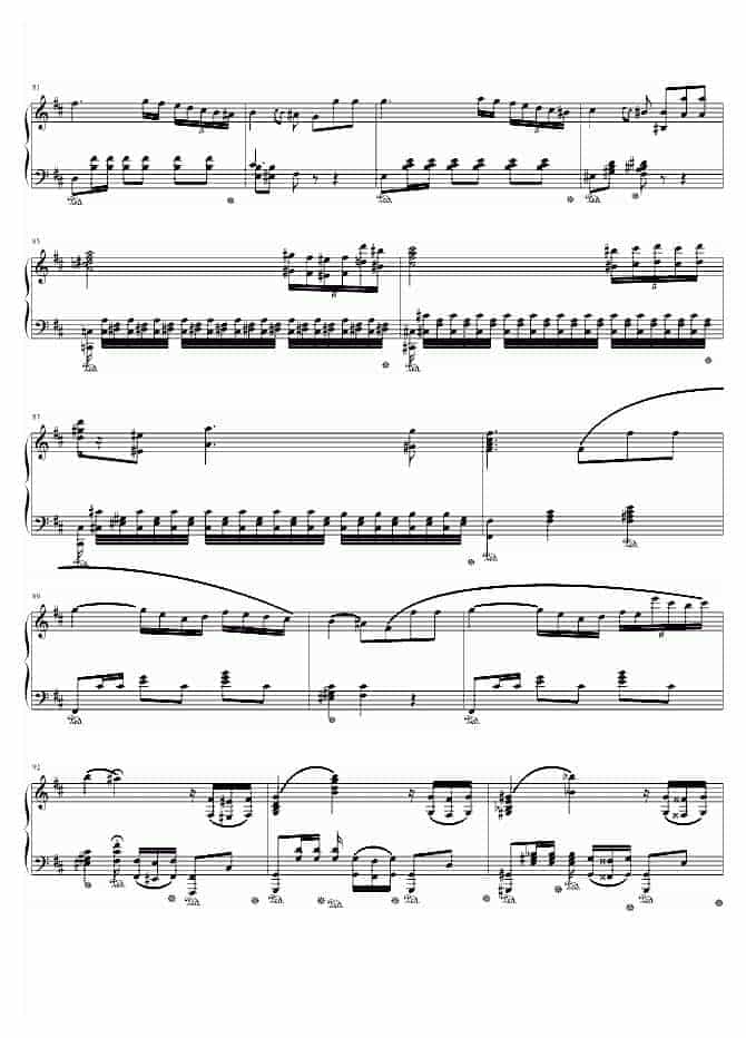 维尼亚夫斯基 Polonaise in D Major钢琴谱_第5张