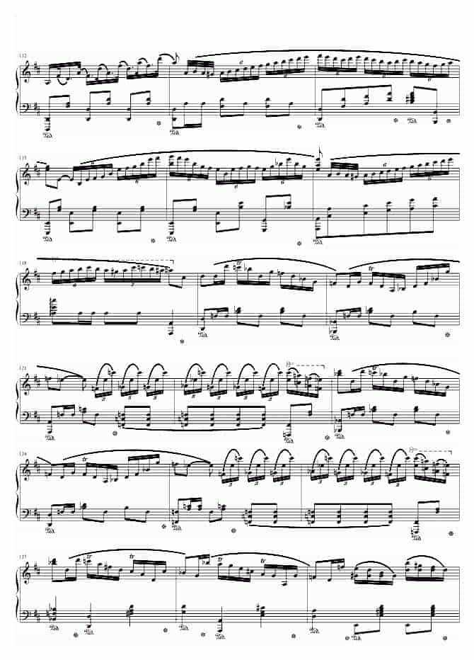 维尼亚夫斯基 Polonaise in D Major钢琴谱_第7张