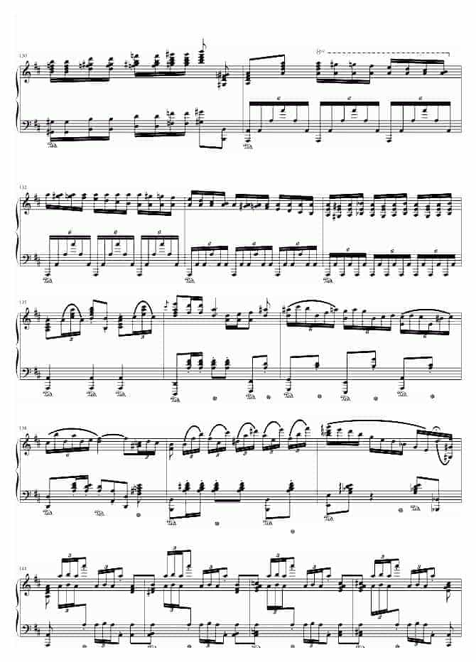 维尼亚夫斯基 Polonaise in D Major钢琴谱_第8张